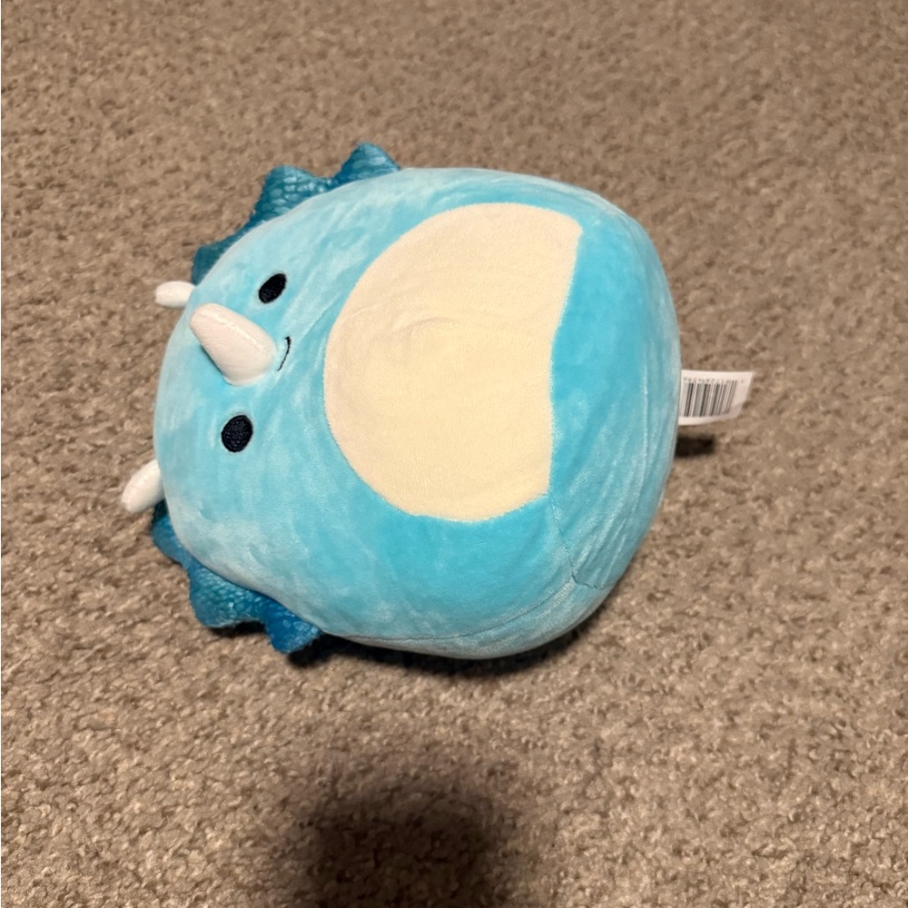 Squishmallows Blue Triceratops Plush